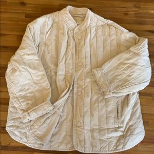 Cozy quilted jacket.